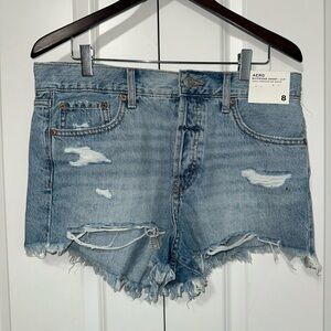Aeropostale Boyfriend Short 2.5 Premium Air Denim Size 8 NWT